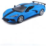Maisto 2020 Chevrolet Corvette Stingray Coupe HIGH WING modrá 1:18 – Sleviste.cz