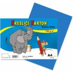 Kreslicí karton A4 - 180g/m2, 50 listů, světle modrý – Zboží Dáma