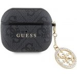 Guess 4G Script PC/PU Charm Pouzdro pro AirPods 3 GUA3P4E4CDK – Zboží Živě