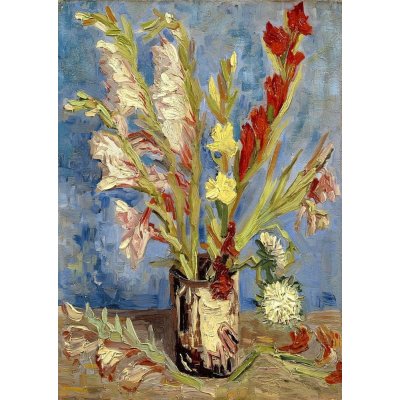 Enjoy Vincent Van Gogh: Váza s gladiolami a čínskými astrami 1000 dílků – Zboží Mobilmania