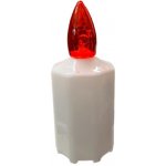 Kinekus Svíčka/kahanec UH led červená + monočlánek KLC KIN1157464 – Hledejceny.cz