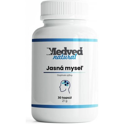 Medveď natural Jasná myseľ 30 kapsúl – Hledejceny.cz