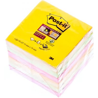 Post It Bloček SS Z Rio, 76x76mm, 90istů 6ks – Hledejceny.cz