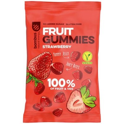 Bombus Fruit gummies jahoda 35 g