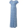 Těhotenské a kojící šaty Esmara dámské těhotenské maxi šaty světle modrá