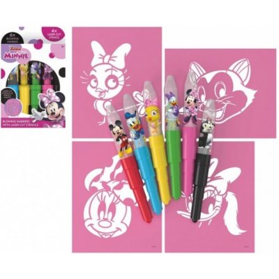 JIRI MODELS Fixy foukací Minnie 6ks se šablonami v krabičce 12x19cm – Hledejceny.cz