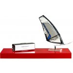 Stilista nástěnná police Volato, 100 cm, lesklá červená – Zboží Mobilmania