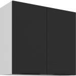 Stolarz-Lempert Kuchyňská skříňka Aria WH-BL - horní 80 G-72 2F – Sleviste.cz