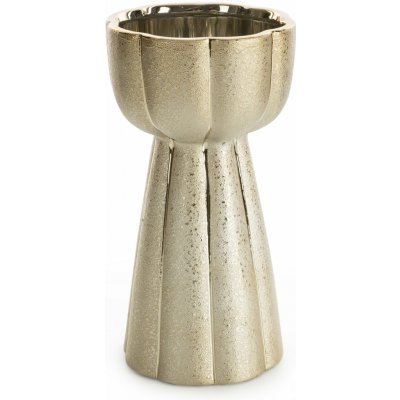 EUROFIRANY KERAMICKÁ VÁZA MERIN 13X13X25 CM ZLATÁ – Hledejceny.cz