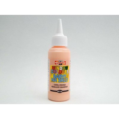 Barva na sklo korálově oranžová 60ml – Hledejceny.cz