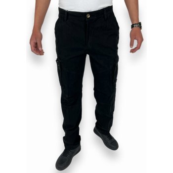 Loshan pánské plátěné kalhoty černé