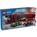 LEGO® City 60445 Kamion F1 s vozy F1 RB20 a AMR24 – Zboží Živě