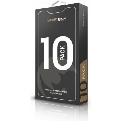 RhinoTech tvrzené 2.5D sklo 10Pack pro Apple iPhone 7 Plus / 8 Plus Černá 8596115628922 – Zbozi.Blesk.cz