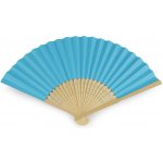 Vějíř papírový k domalování 21x36 cm - modrá světlá – Hledejceny.cz