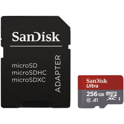 SanDisk microSDXC 256 GB UHS-I U1 173399 – Zboží Mobilmania