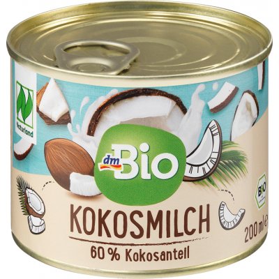 dmBio bio kokosové mléko 200 ml – Sleviste.cz