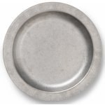 Ferm LIVING Jídelní talíř TUMBLED 20 cm stříbrná nerezová ocel – Zboží Dáma