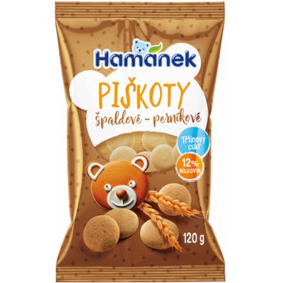 Kávoviny Špaldové piškoty perníkové 120 g – Zboží Dáma