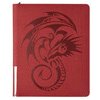 Sběratelská kartička Dragon Shield Zippered Codex Blood Red