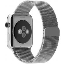 Crested Milánský tah s magnetickým zapínáním pro Apple Watch 38, 40 a 41 mm stříbrný YACZ-Y144