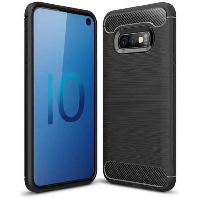 Pouzdro Forcell CARBON Case Samsung Galaxy S10e černé – Zboží Mobilmania