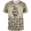 Pánské tričko s potiskem Aloha From Deer Sail Away T-Shirt TSH AFD682 beige