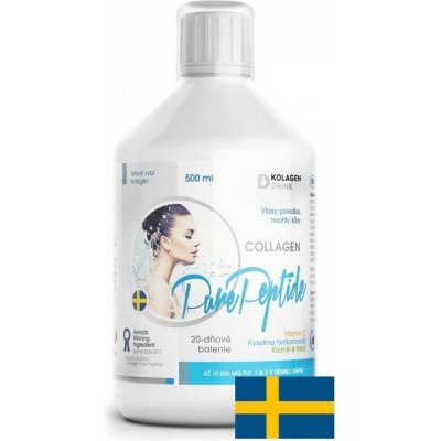 Kolagenový nápoj s obsahem 10 000 mg hydrolyzovaného rybího kolagenu 500 ml – Hledejceny.cz