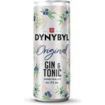 Dynybyl Gin Originál a Tonic 6% 0,25 l (plech) – Sleviste.cz