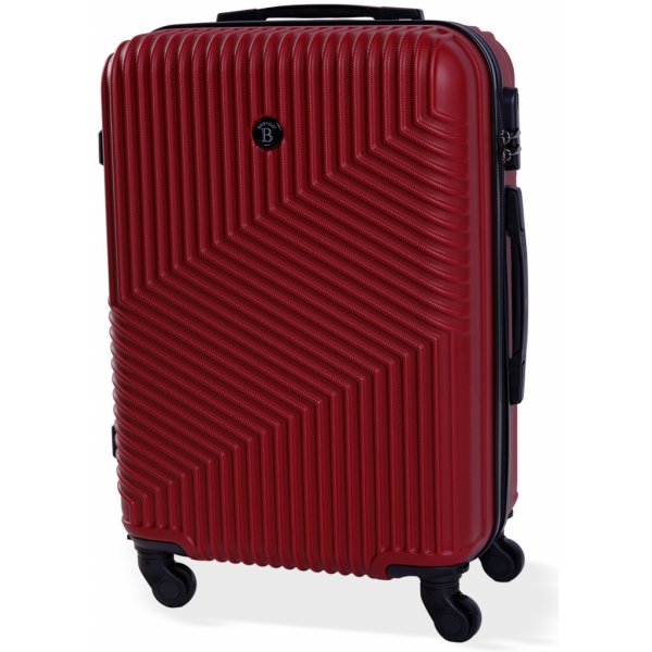 Cestovní kufr BERTOO Milano červená 65x45x26 cm
