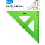 LUMA trading s.r.o. pravítko trojúhelník s ryskou, zelené 662036 – Zboží Živě