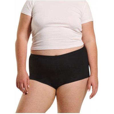 Love Luna Menstruační kalhotky černé Cotton Shortie – Zboží Dáma