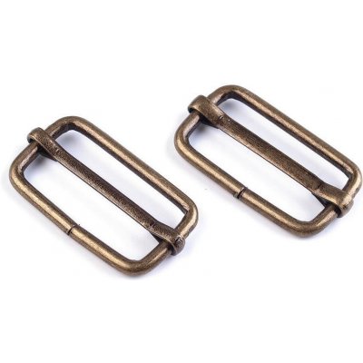 Prima-obchod Posunovač na popruhy šíře 25 mm, barva 3 staromosaz – Hledejceny.cz