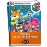 Willy Fog: 20.000 mil pod mořem - kolekce 4 DVD - Verne Jules – Zbozi.Blesk.cz