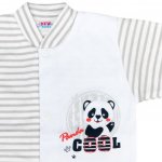 Kojenecký overal New Baby Panda šedá – Zboží Mobilmania