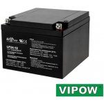 VIPOW Baterie olověná 12V / 24Ah bezúdržbový akumulátor