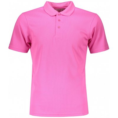 James Nicholson pánské triko límečkem funkční Classic JN720 pink