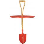 ESSCHERT DESIGN Stolek na rýči TRAKTOR zápich, kov, dřevo, červená, 59x59x95 cm – Hledejceny.cz