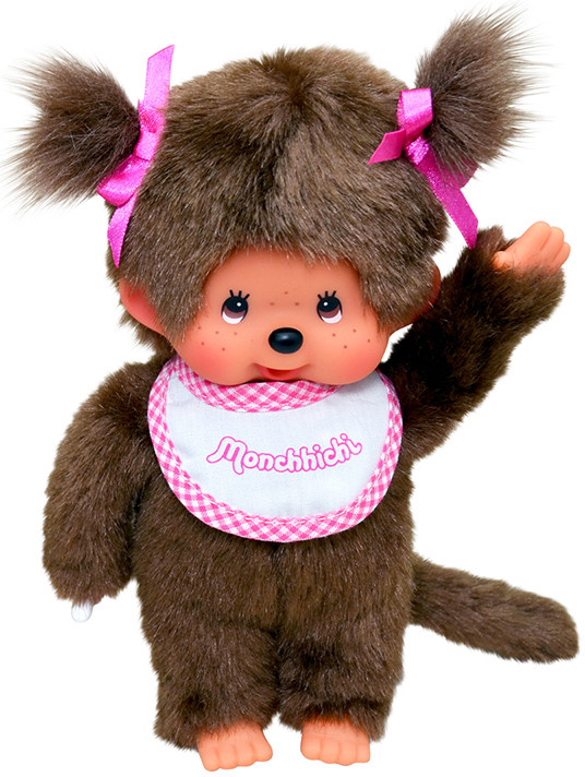 MONCHHICHI Mončiči Dívka s podbradníkem 20 cm