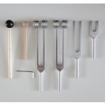 Blingstar Ladící vidlička Sada 4 ks * 128 HZ* 136.1 HZ* 528 HZ* 4096 HZ – Zboží Dáma