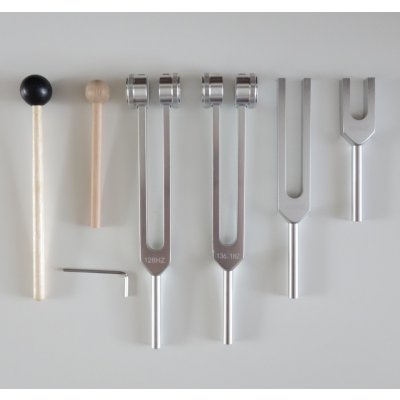 Blingstar Ladící vidlička Sada 4 ks * 128 HZ* 136.1 HZ* 528 HZ* 4096 HZ – Zboží Dáma