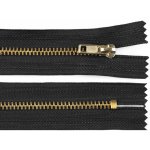 Kovový zip No 4 délka 20 cm kalhotový, malé, 322 černá – Hledejceny.cz