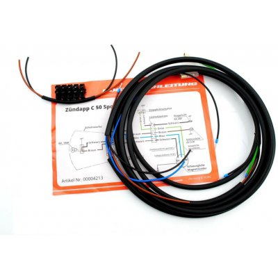 Kabelový svazek Goebel se schématem zapojení pro Zündapp, C 50 Sport Typ 517 MG00004213 | Zboží Auto