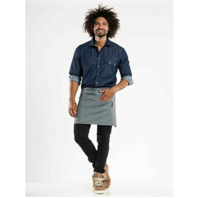 Chaud Devant Kuchařská zástěra Base Grey Denim Grey – Hledejceny.cz