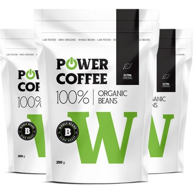 Powerlogy Organic Coffee Strong 250 g Triple Pack