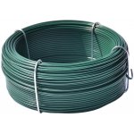Vázací drát poplastovaný - drát 1,4/2,0 mm, délka 50 m, zelený