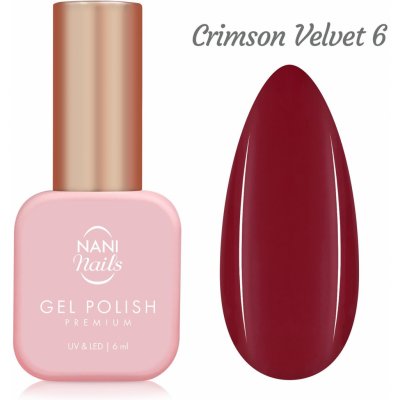 NANI gel lak Premium 6 ml - Crimson Velvet – Zboží Dáma
