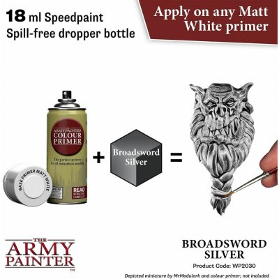 Army Painter: Speedpaint Broadsword Silver 2.0 18ml – Zboží Živě