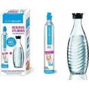 SodaStream CO2 425g + skleněná láhev Crystal/Penguin 0,6l