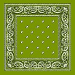 Blingstar bandana šátek Olive Green B1383 – Hledejceny.cz