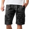 Pánské kraťasy a šortky Urban Classics camo cargo shorts camo tmavě šedé